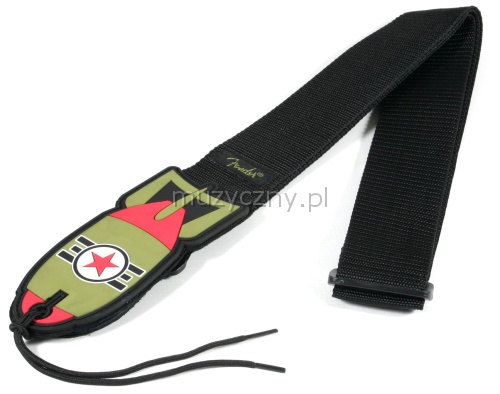 Fender lmpact Bomber Black gitarov popruh