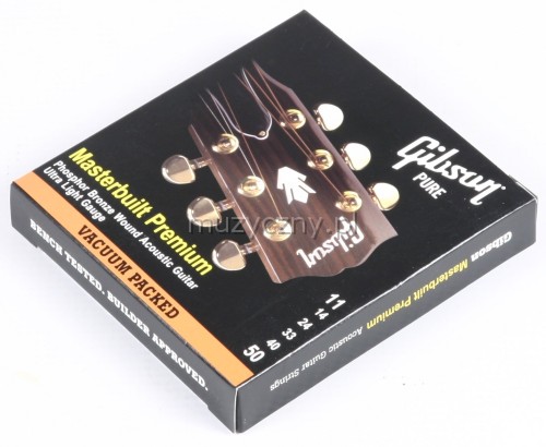 Gibson MB-11 Masterbuilt struny na akustick� gitaru