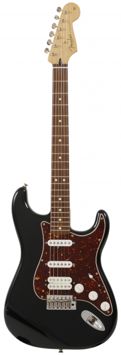 Fender Deluxe Power Stratocaster HSS black elektrick gitara