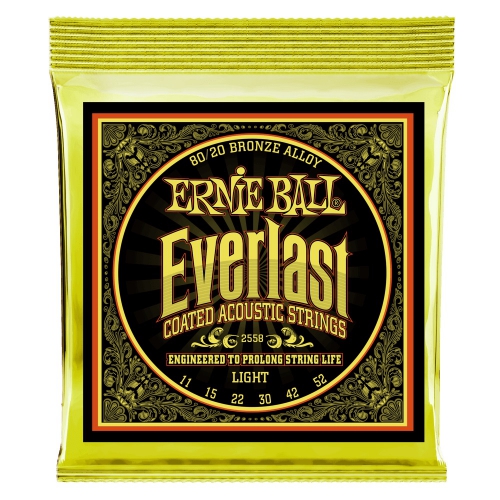 Ernie Ball 2558 Coated 80/20 Bronze struny na akustick gitaru