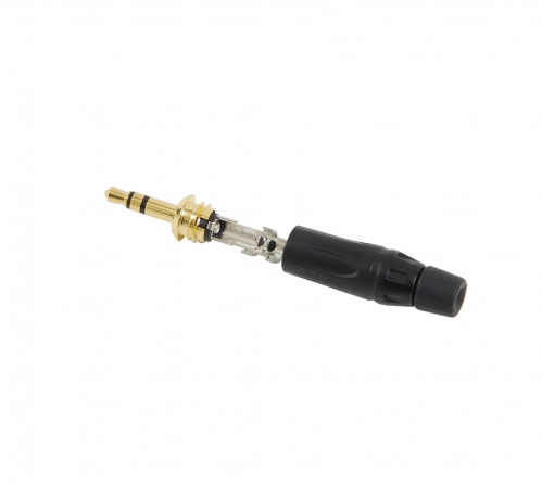 Amphenol KS3PB-AU jack mini TRS 3.5 mm (czarny, z�ocony)