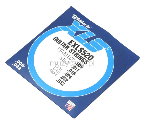 D′Addario EXLS-520 struny na elektrickú gitaru D′Addario EXLS-520 struny na elektrickú gitaru