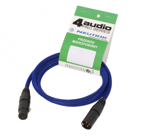 4Audio MIC PRO 6m Stealth Blue drt