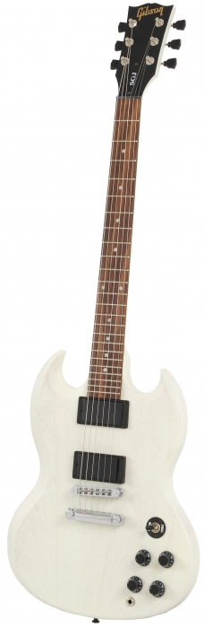 Gibson SGJ Series Rubbed White Satin 2013 elektrick gitara