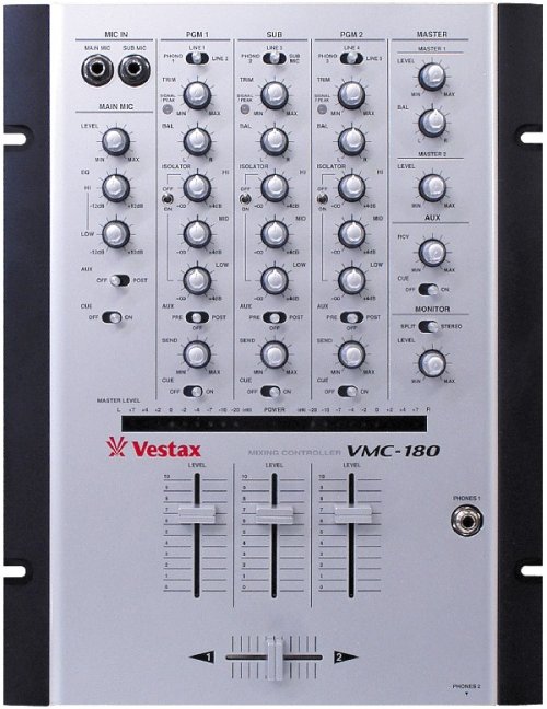 Vestax VMC - 180 DJ mixpult