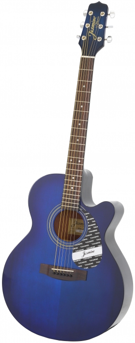 Jasmine S34C-8T Nex AC CA blue trans akustick gitara