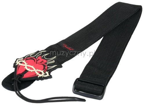 Fender lmpact Sacred Heart Black gitarov popruh