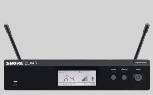 Shure BLX24R/SM58 SM Wireless mikrofon bezprzewodowy dor�czny SM58, odbiornik w obudowie 1/2 rack 19