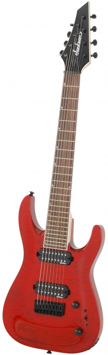 Jackson JS32-8 Q DKA, trans red elektrick gitara