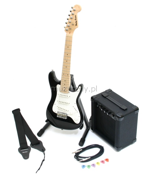 Harley Benton Junior Set BK elektrick gitara