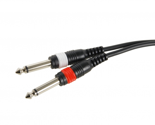 Adam Hall K3 YWPP 0100 kabel 2xTS / 1x mini TRS 1m