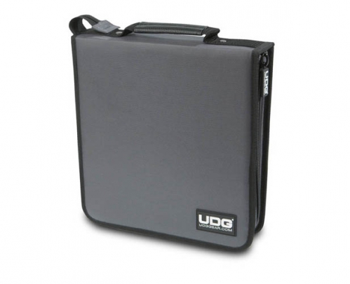 UDG CD Wallet 128 Steel Grey Orange Inside