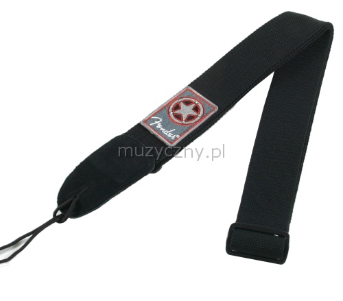 Fender Badge Black gitarov popruh