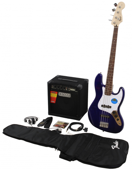 Fender Squier Affinity Jazz Bass Metallic Blue sada zosilova