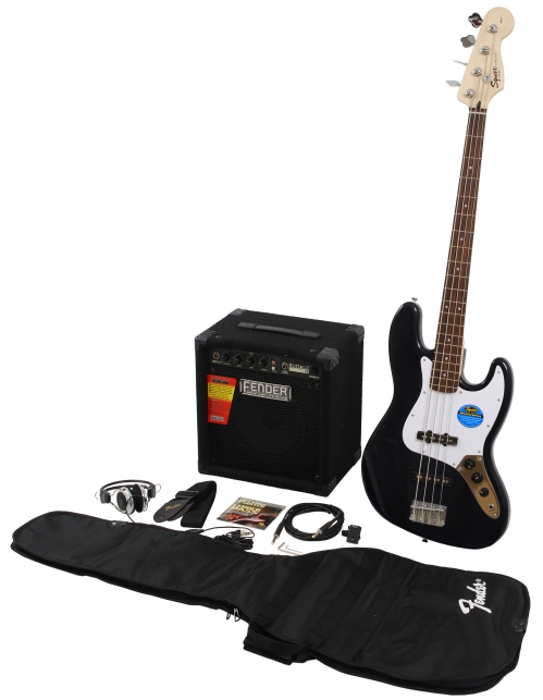 Fender Squier Affinity Jazz Bass black sada zosilova