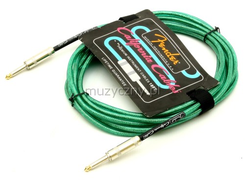 Fender California 18ft kabel Surf Green