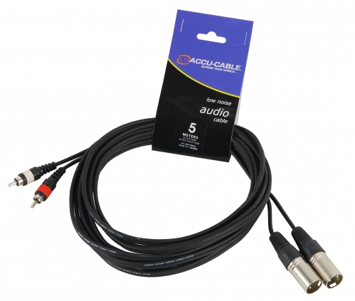 Accu Cable AC 2XM-2RM/5 drt
