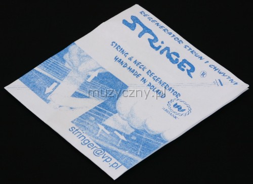 Stringer string belt cleaner, blue
