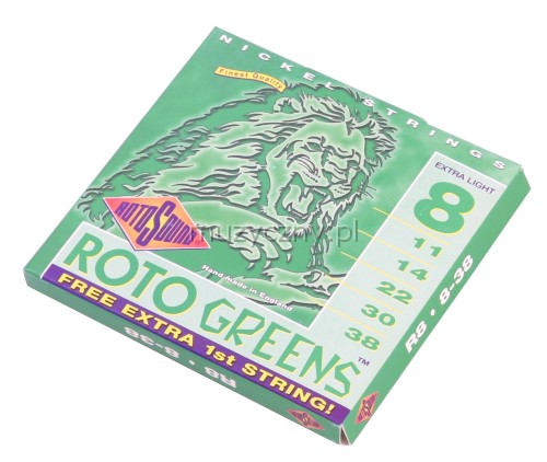 Rotosound R 8 Roto Greens struny na elektrick gitaru