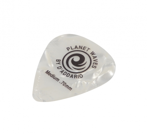 Planet Waves White Pearl Celluloid Medium 0.70 mm gitarov trstko