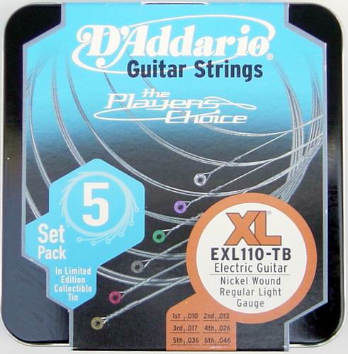 D′Addario EXL-110TB struny na elektrickú gitaru D′Addario EXL-110TB struny na elektrickú gitaru