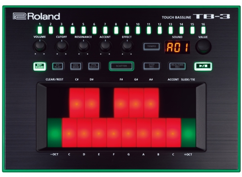 Roland Aira TB-3 Touch Bassline synteztor