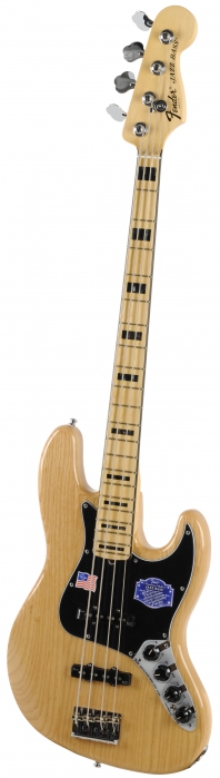 Fender American Deluxe Jazz Bass Ash Natural basov gitara