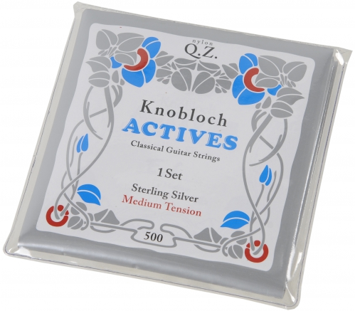 Knobloch Actives 500 Q.Z Sterling Silver Medium Tension struny pre klasick gitaru