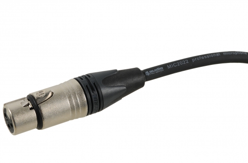 4Audio MIC PRO 5m przewd mikrofonowy XLR-F - XLR-M z opask, Neutrik