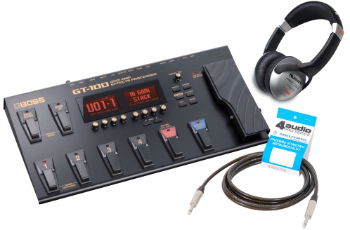 BOSS GT100 multiefekt gitarov + gitarov kbel