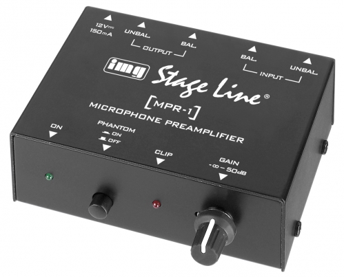 Monacor MPR-1 mikrofnov predzosilova