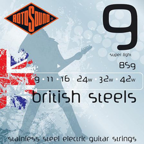 Rotosound BS9 British Steels struny na elektrick gitaru