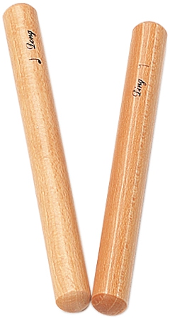 Rohema Percussion 61558 Two-Tone Claves, Beech,  bic nstroj