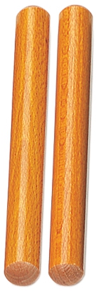 Rohema Percussion 61555/Y  Claves, Beech, Yellow  bic nstroj