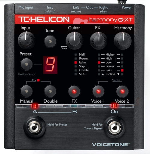 TC Helicon VoiceTone Harmony-G XT voklny harmonizer