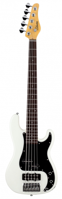Schecter P-Custom 5 White basov gitara