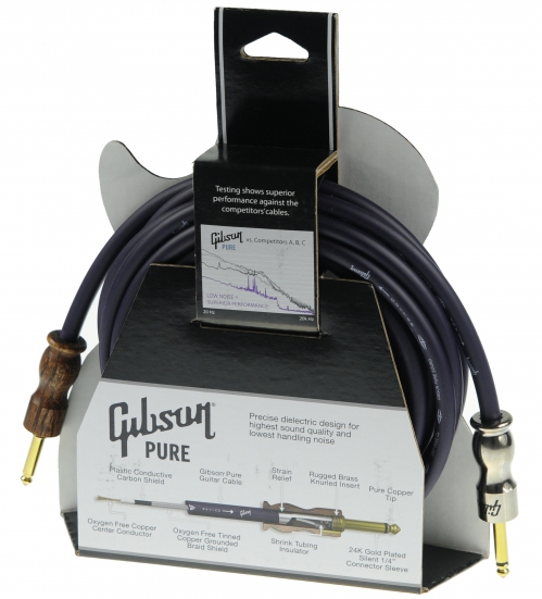 Gibson CAB18PP 18′ Purple Gibson 4,5m intrumentlny kbel