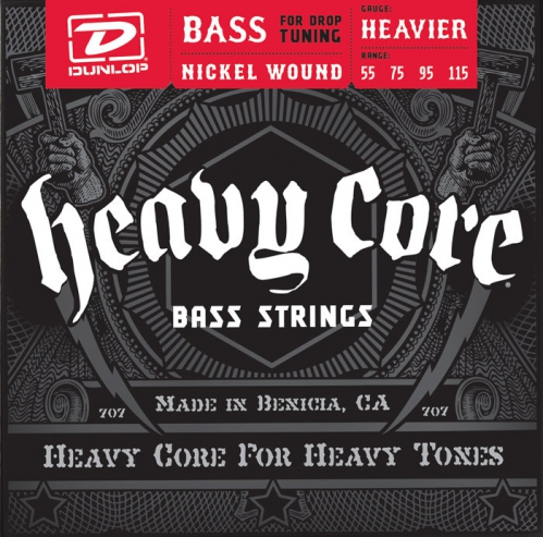 Dunlop DBHCN 55115 Heavy Core struny na basov� gitaru