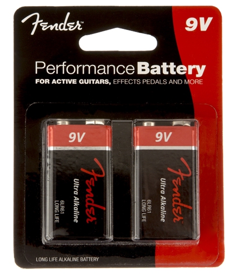Fender battery 9V 2 pack