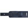 Filippe guitar leather belt 6,5 cm navy blue