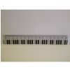 Zebra Music pravítko 16cm z klávesnica