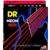 DR NRE 11 HiDef Red Neon Heavy struny na elektrick gitaru
