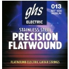 GHS Precision Flatwound struny pre elektrick gitaru, Ultralight, .013-.054