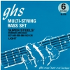 GHS Super Steels struny pre basov kytaru, 6-str. Medium Light, .027-.126, High C