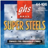 GHS Super Steels struny pre basov gitaru, 4-str. Medium, .044-.106