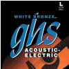 GHS White Bronze struny pre elektroakustick gitaru, Alloy 52, Standard Light, .012-.054