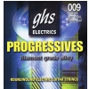 GHS Progressives struny pre elektrick gitaru, Extra Light, .009-.042