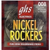 GHS NICKEL ROCKERS struny pre elektrick gitaru, Ultra Light, .008-.038, Rollerwound