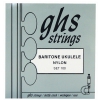 GHS Ukulele Nylon Tie-Ends struny pre ukulele, Baritone, Black Nylon