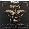 Aquila Carbonblack struny pre ukulele GCEA Soprano, low-G